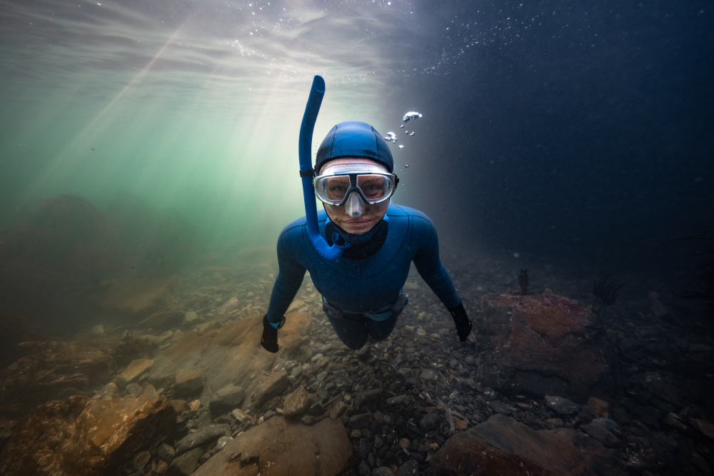 freediving couple (c) Georgina Miller & Daan Verhoeven