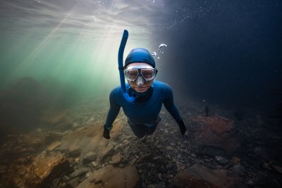 freediving couple