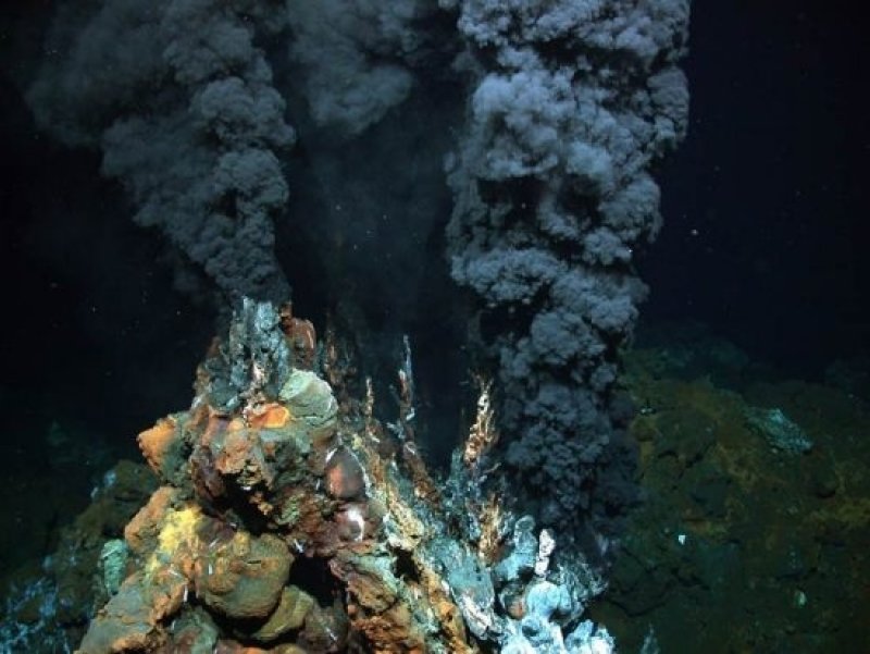 Black smoker, Mid-Atlantic Ridge / Southern Atlantic, 2,980 metres deep, "Meteor" expedition 2005 (c) MARUM - Center for Marine Environmental Sciences, University of Bremen