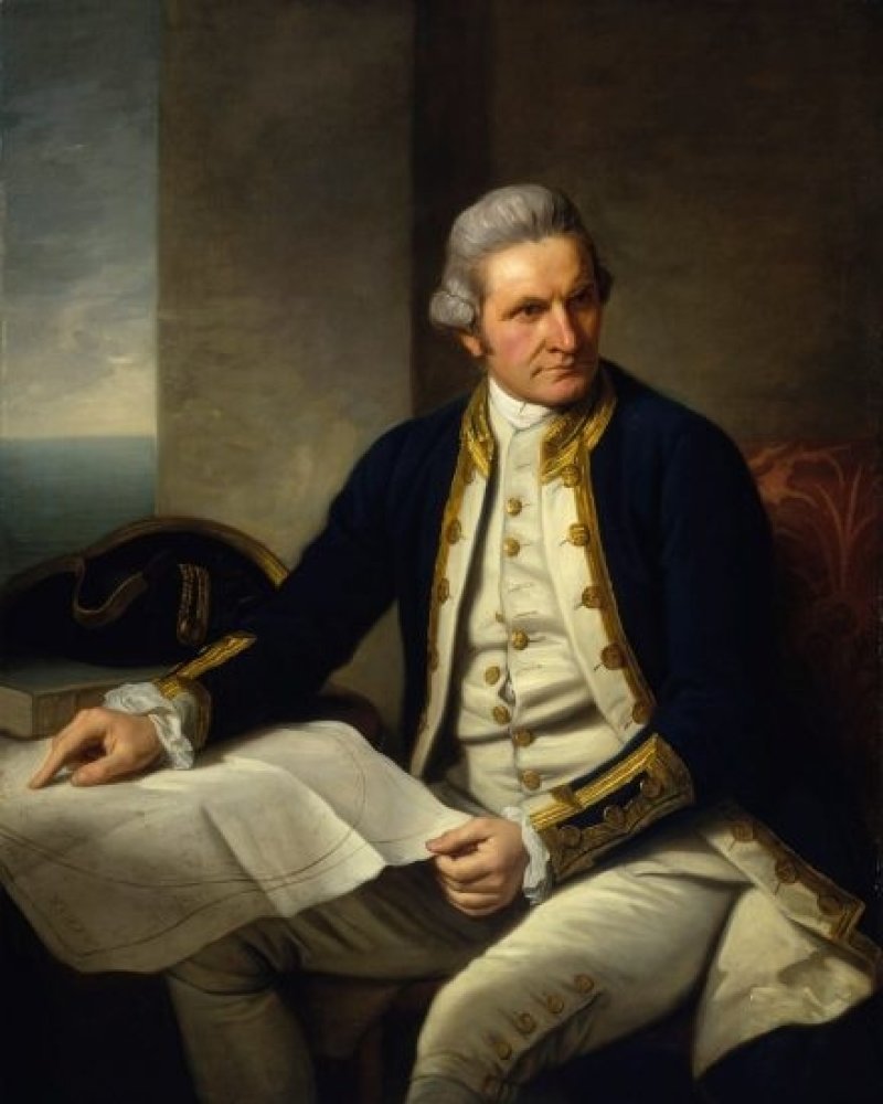 Portrait of James Cook by Nathaniel Dance-Holland, 1776, National Maritime Museum. (c) Nathaniel Dance-Holland / Wikimedia