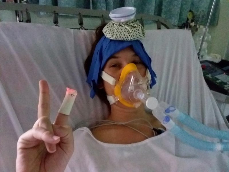 Susanne needed intensive care and artificial respiration