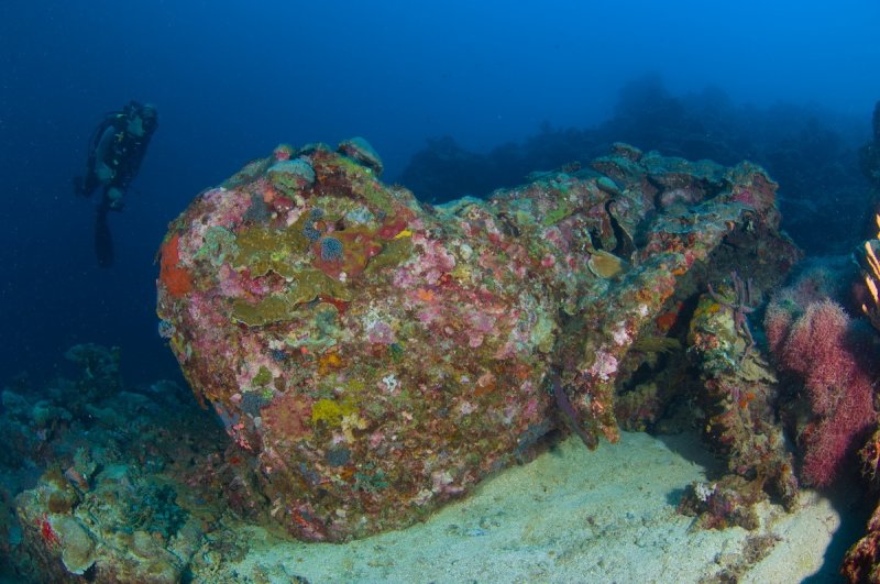 US forces artefacts at White Beach, Russel Islands (c) Steve Jones