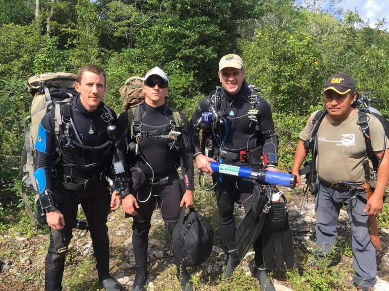 The team in the Yucatan Peninsula
(c) John Pohlman