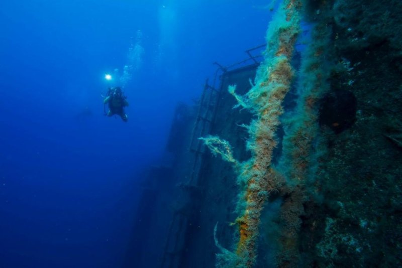 DIving the Zenobia (c) Andreas Wackenrohr