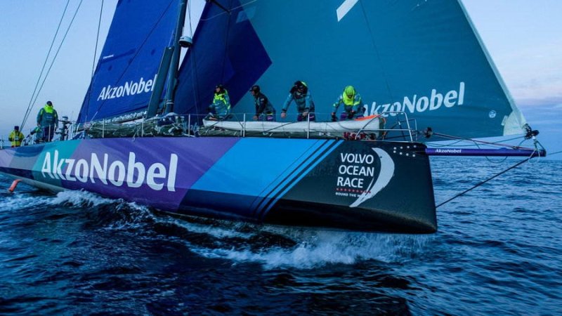 The "AkzoNobel" was supplied with the Kiel sensors in Auckland
(c) James Blake / Volvo Ocean Race