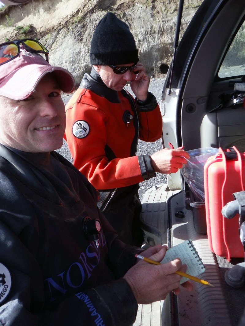 WHOI biologist Aran Mooney (left) with Russ Andrews from the Alaska SeaLife Center during field work in Bristol Bay
(c) Aran Mooney, Woods Hole Oceanographic Institution /Photo (c) with courtesy