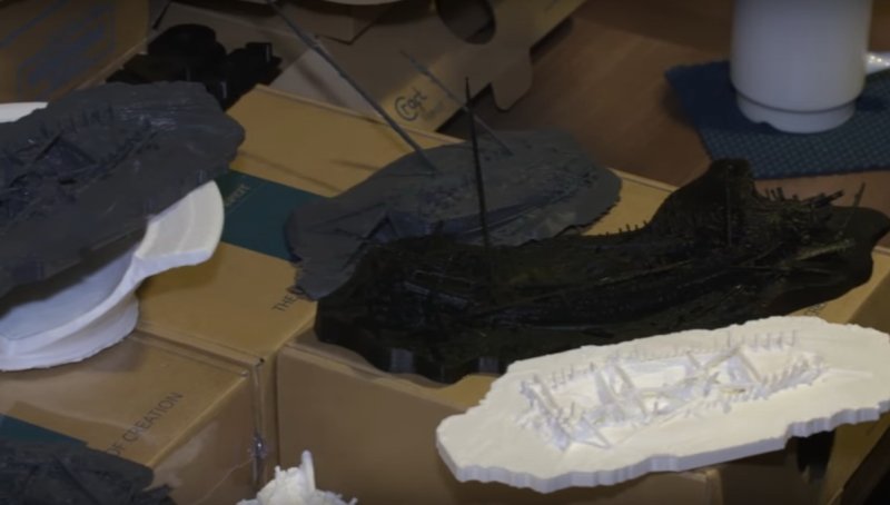 3D Prints of the found Wrecks have been produced by the research team
(c) Black Sea MAP/EEF Expeditions