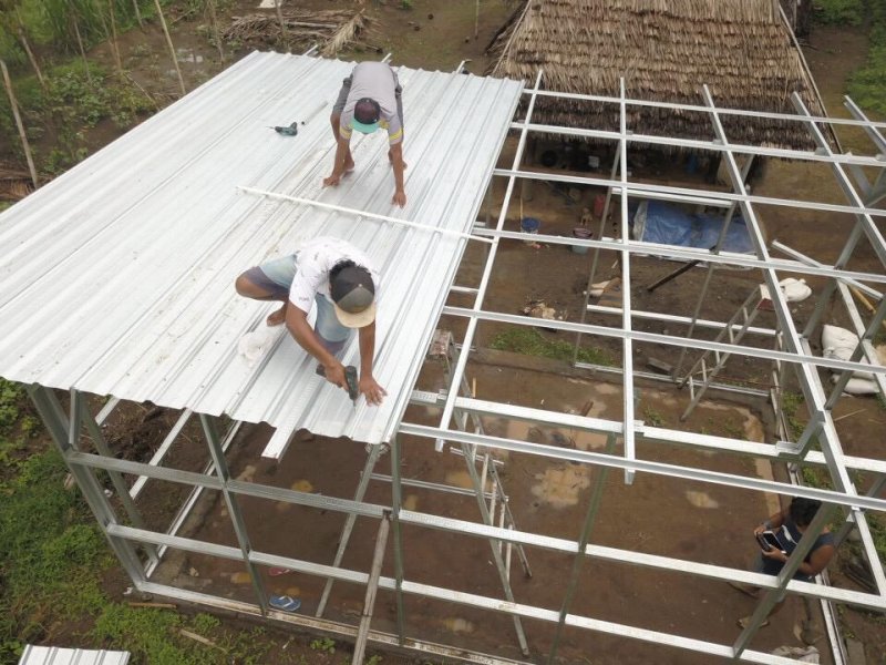 Many buildings have to be rebuilt.