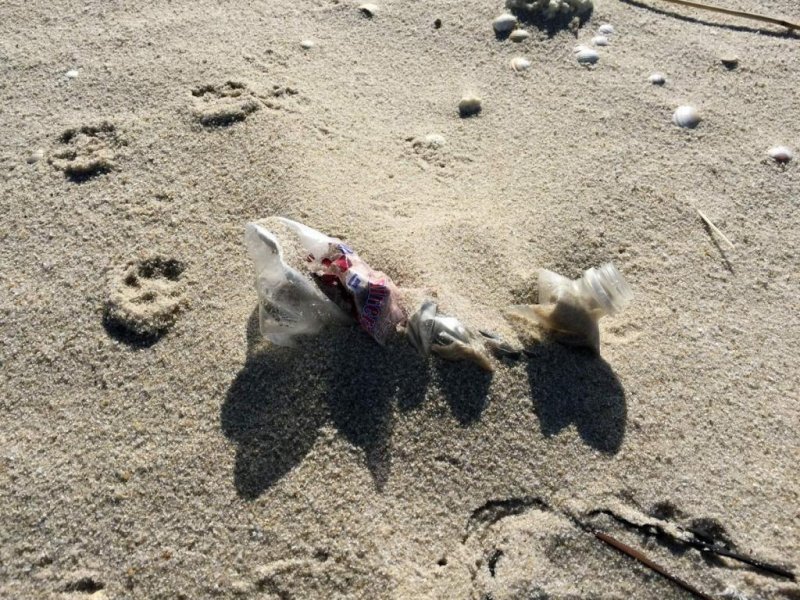 Plastic waste on Westbeach - Sylt, (c) Olaf Klodt