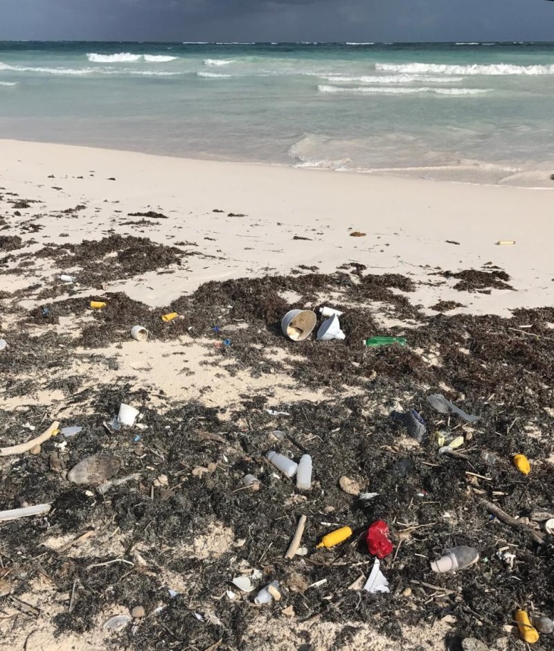 Trash on a beach (c) Hank Armstrong / Monterey Bay Aquarium
