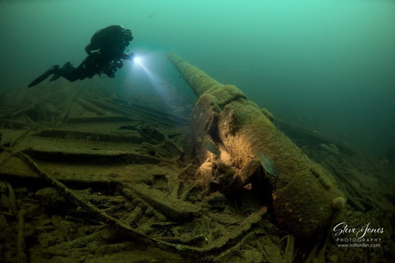 Diving the SS Laurentic (c) Steve Jones