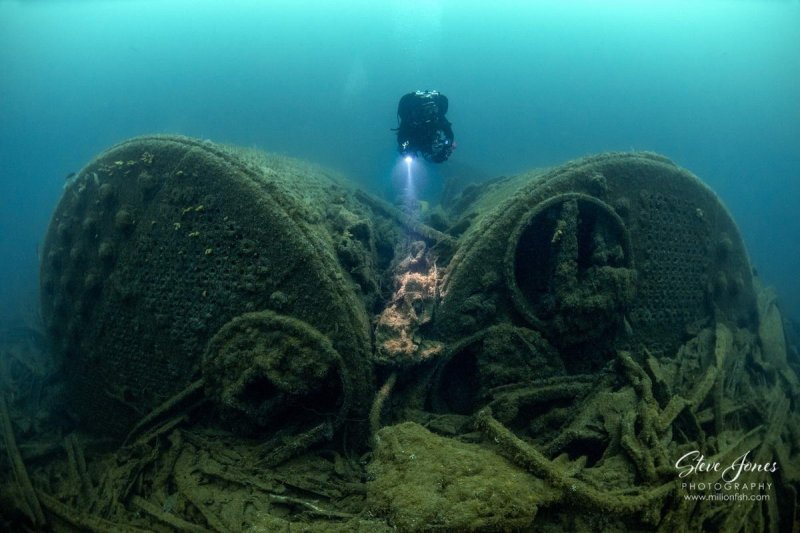 Diving the SS Laurentic (c) Steve Jones