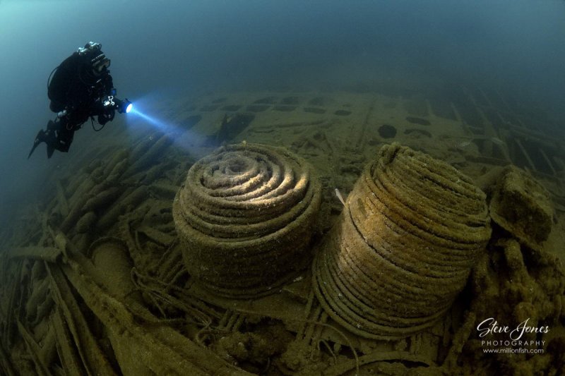 Diving the SS Laurentic (c) Steve Jones