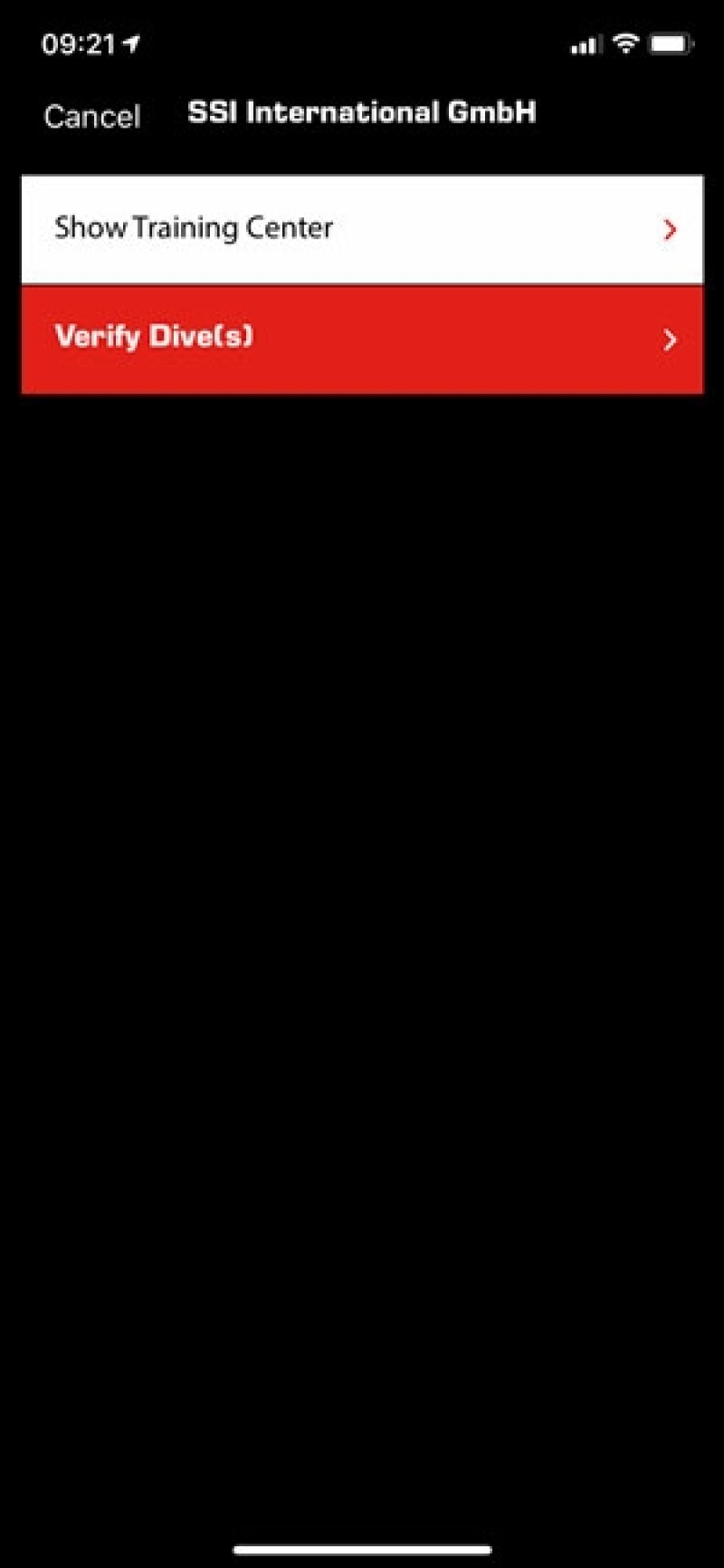 Use the Universal QR code Scanner to scan the QR code of your Training Center