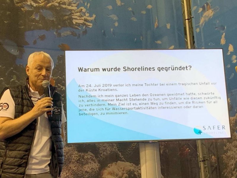 Dieter Heinz introduces the new organisation "Safer Shorelines"