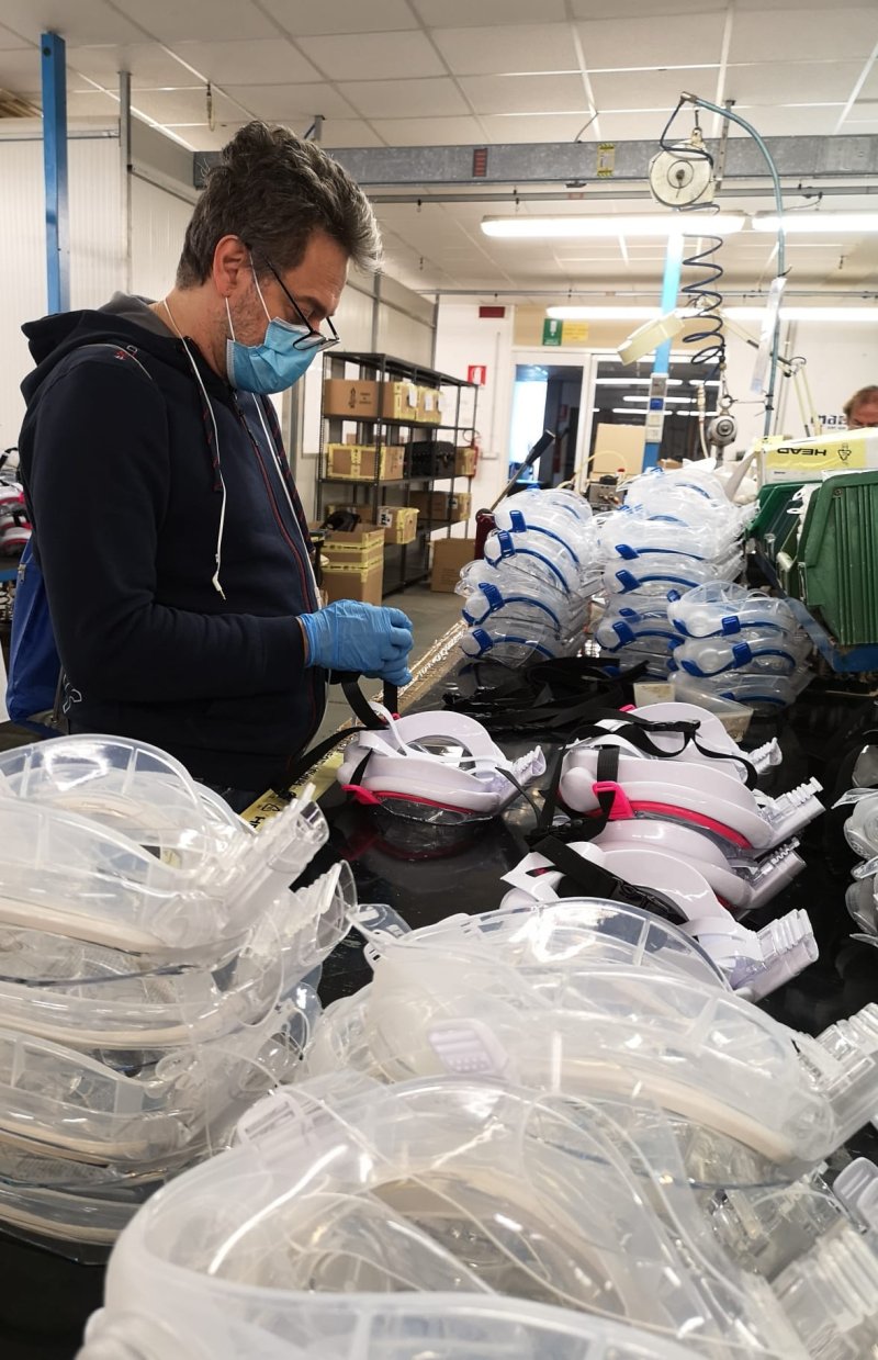 Production of CPAP respirators