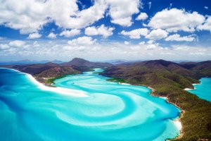 Ilhas Whitsunday: Mergulho na Grande Barreira de Corais a partir de um paraíso de areia branca